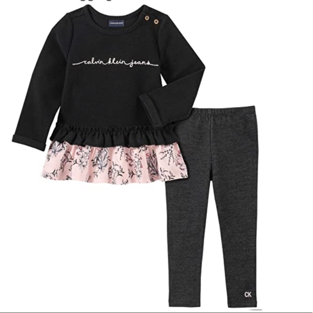 Calvin Klein Jeans Toddler Girls Matching Set